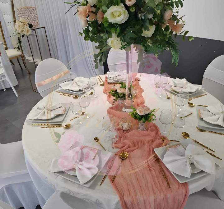 Décoration table mariage Martinique