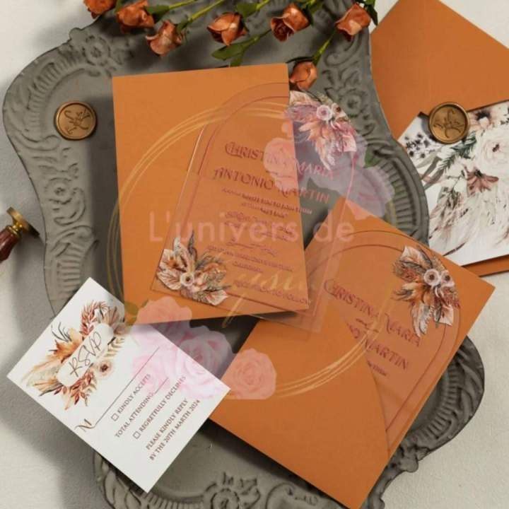 Carte d'invitation Martinique