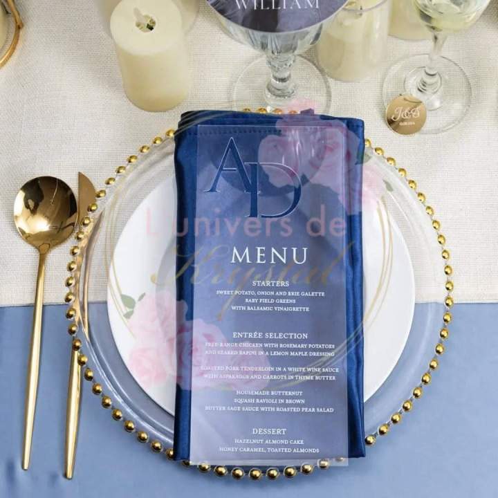 Menu individuel mariage Martinique