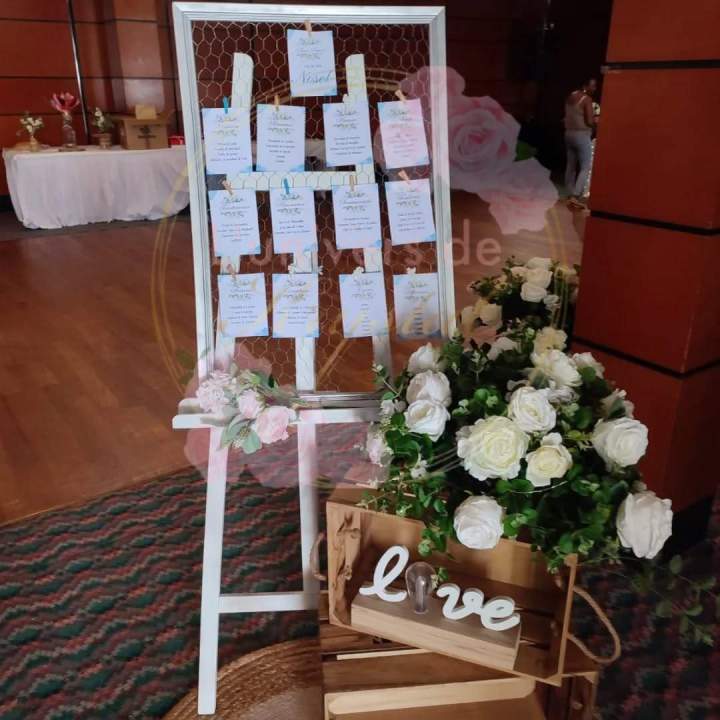 Panneau plan de table grillage Martinique