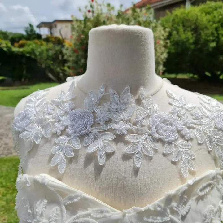 Shoulder necklace mariée Martinique
